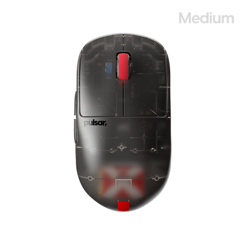 [Clear Black Edition] X2H Medium Gaming Mouse