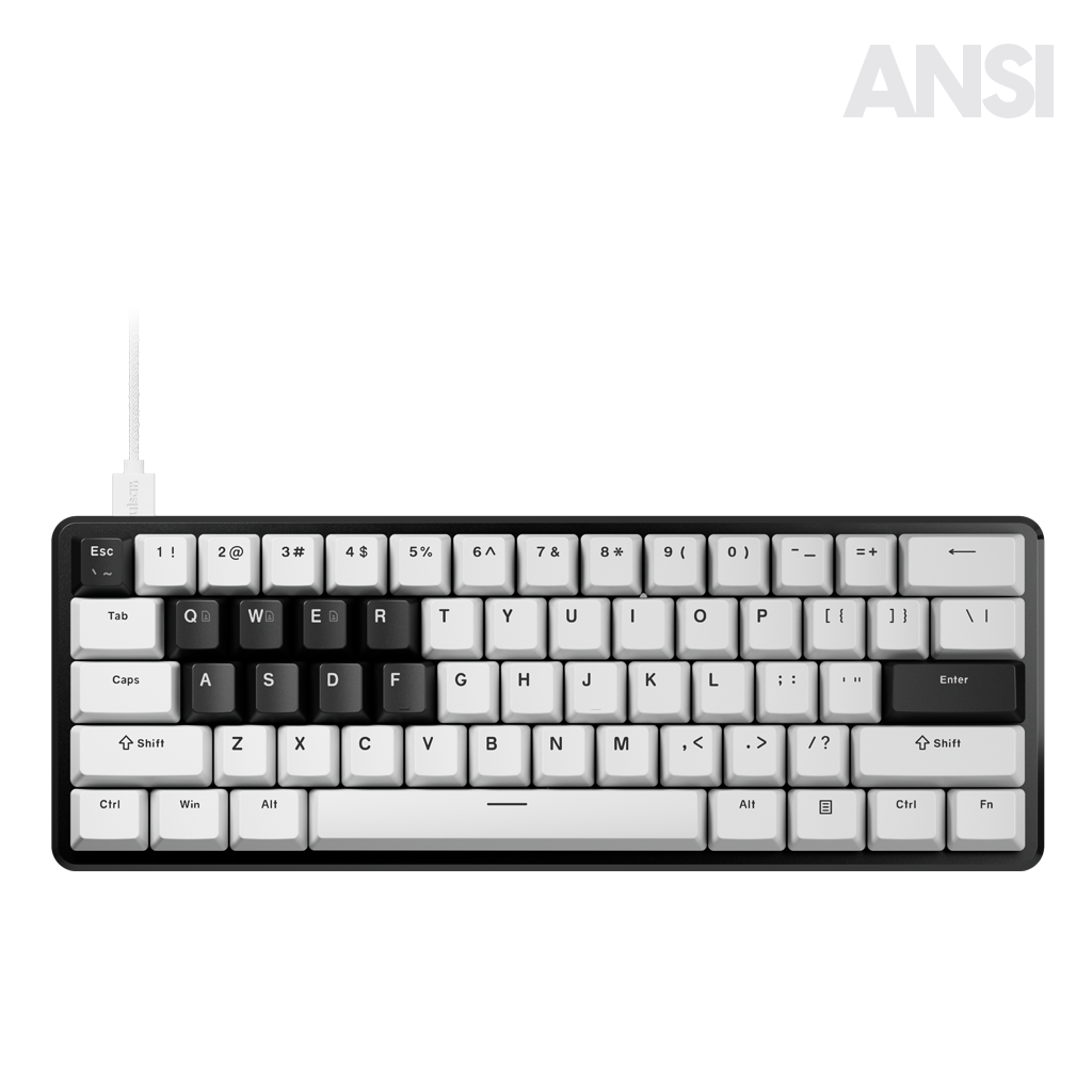 [ANSI] PCMK 3 HE 60 Hall Effect Magnetic Gaming Keyboard