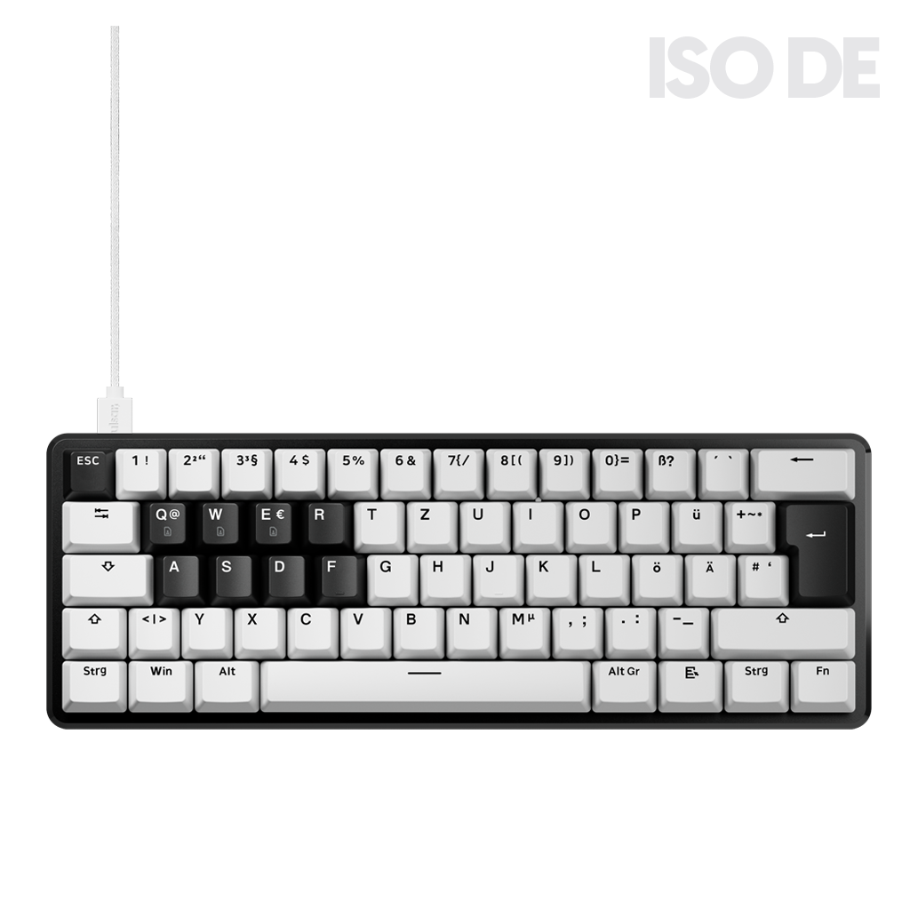 [ISO DE] PCMK 3 HE 60 Hall Effect Magnetic Gaming Keyboard