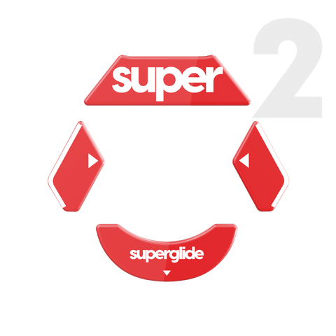 Superglide Glass mouse skates for Logitech G900 / G903