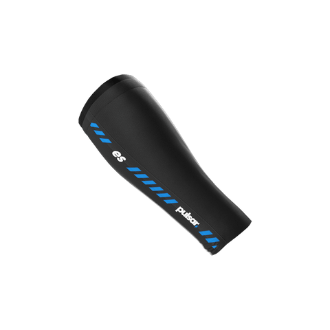 eS eSports Arm Sleeve XL X-large Arm short by Pulsar Gaming Gears in black, designed for gamers. Features quick-drying material and friction reduction, ideal for use with glass mousepads for smoother gameplay