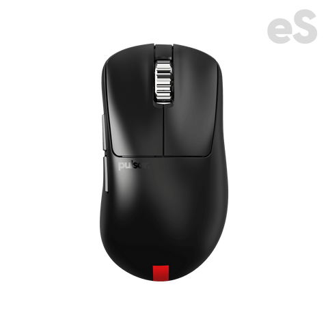 Black Xlite v3 eS Gaming Mouse by Pulsar Gaming Gears, featuring the PAW3395 sensor, ergonomic design, OLED display, and driver-free setup, ideal for esports tournaments