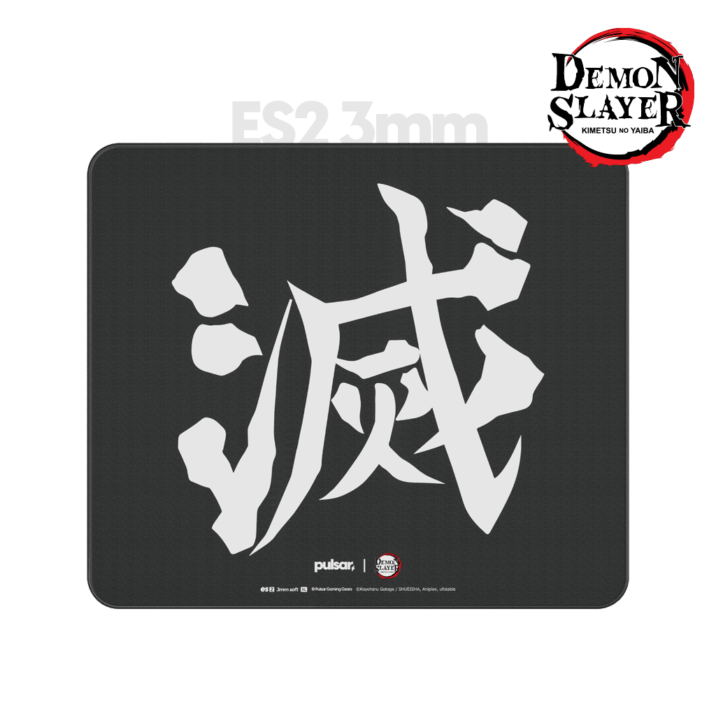 [Demon Slayer] ES2 Demon Slayer Corps eSports Mousepad 3mm XL (Medium Speed) - Pulsar Gaming Gears