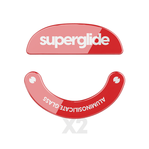 Superglide Glass mouse skates For Pulsar X2 Gaming mouse