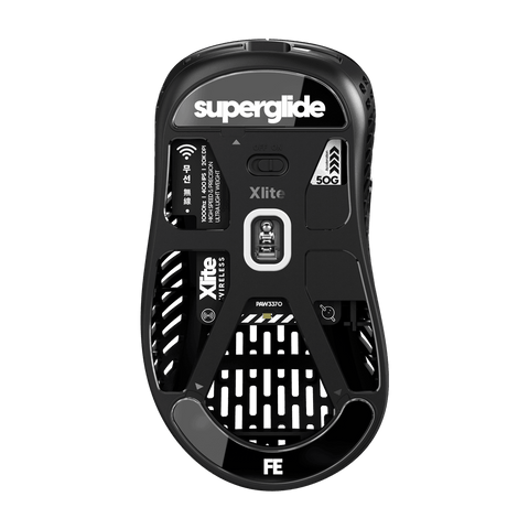 Superglide Glass mouse skates For Xlite V1 Wireless / V2 Medium / V2 Mini
