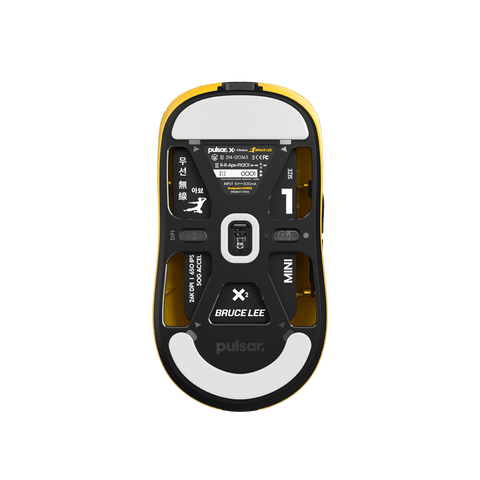 [Bruce Lee Edition] X2 v1 Mini Gaming Mouse - Pulsar Gaming Gears