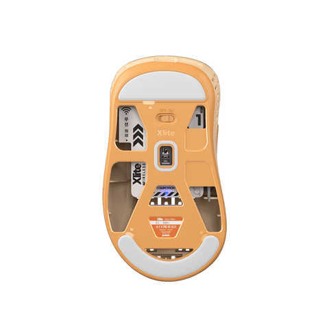 Pulsar Xlite V2 mini Retro Edition Gaming Mouse Brown bottom