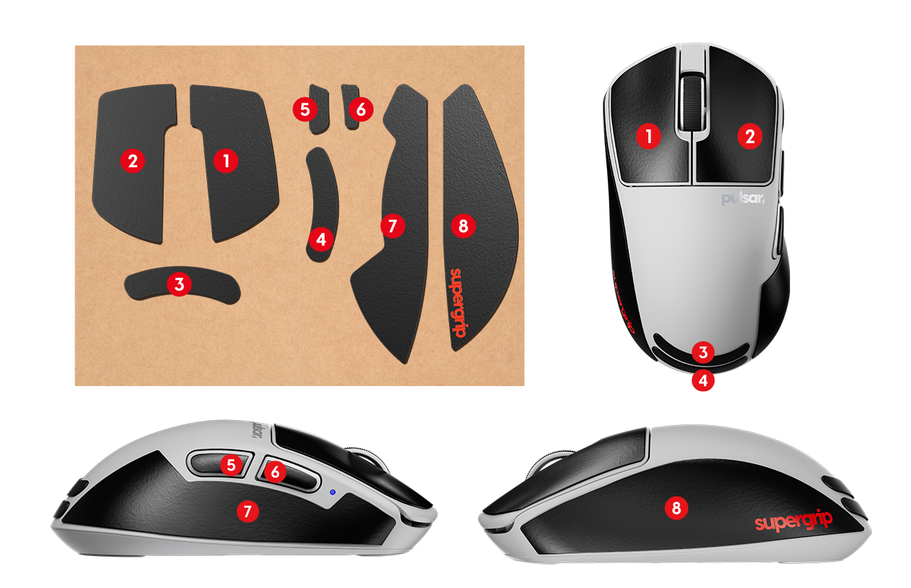 Supergrip grip tape for X3LHD