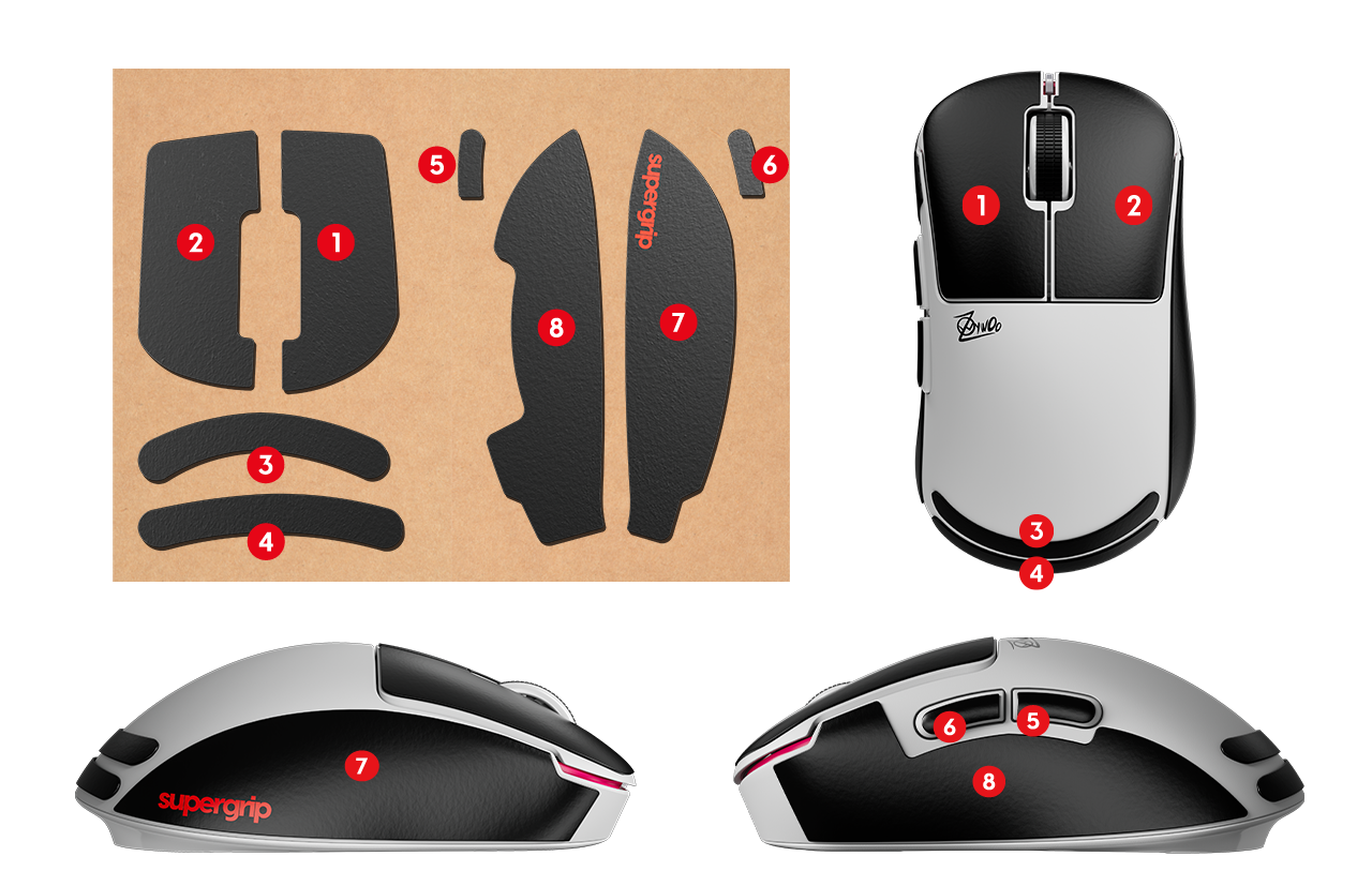 Supergrip grip tape for Zywoo