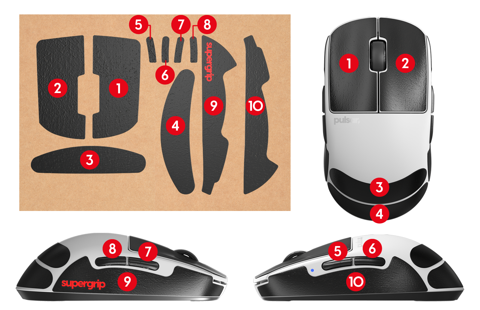 Supergrip grip tape for X2A mini