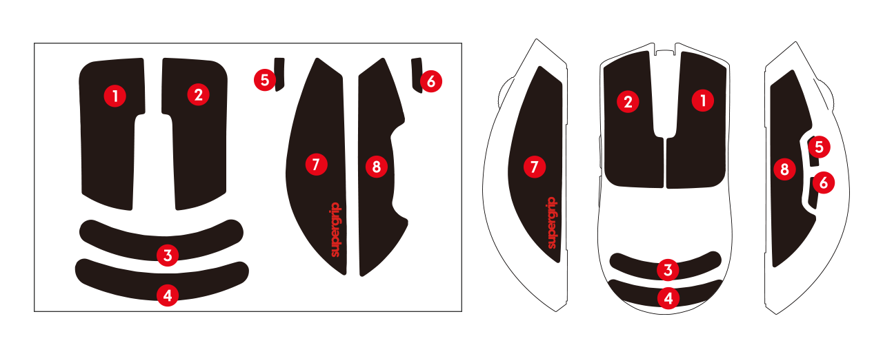 Supergrip Razer Viper V3 Pro