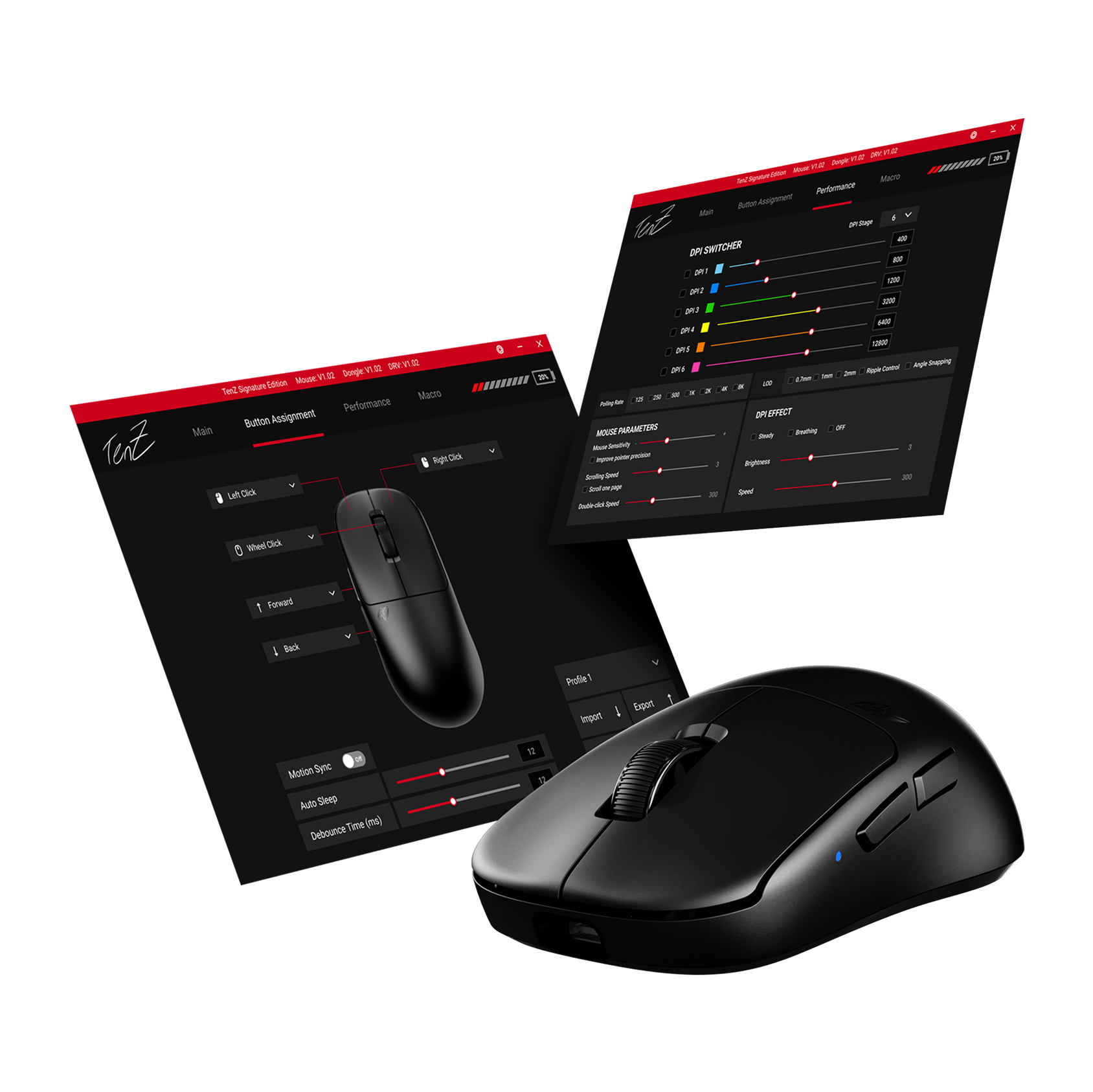 Pulsar Tenz mouse software