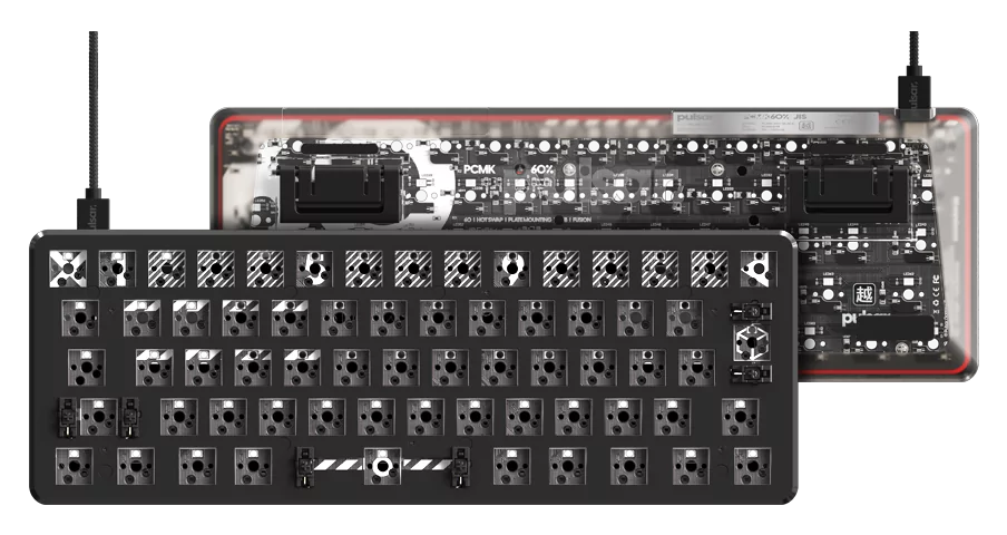 PCMK JIS 60% gaming keyboard Black