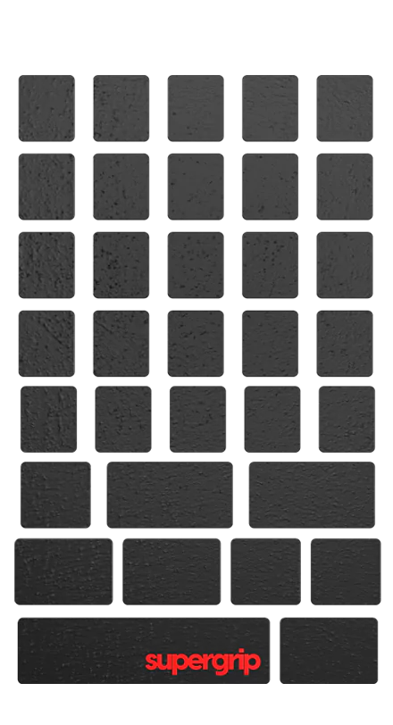 Supergrip grip tape Pre-Cut for keyboard