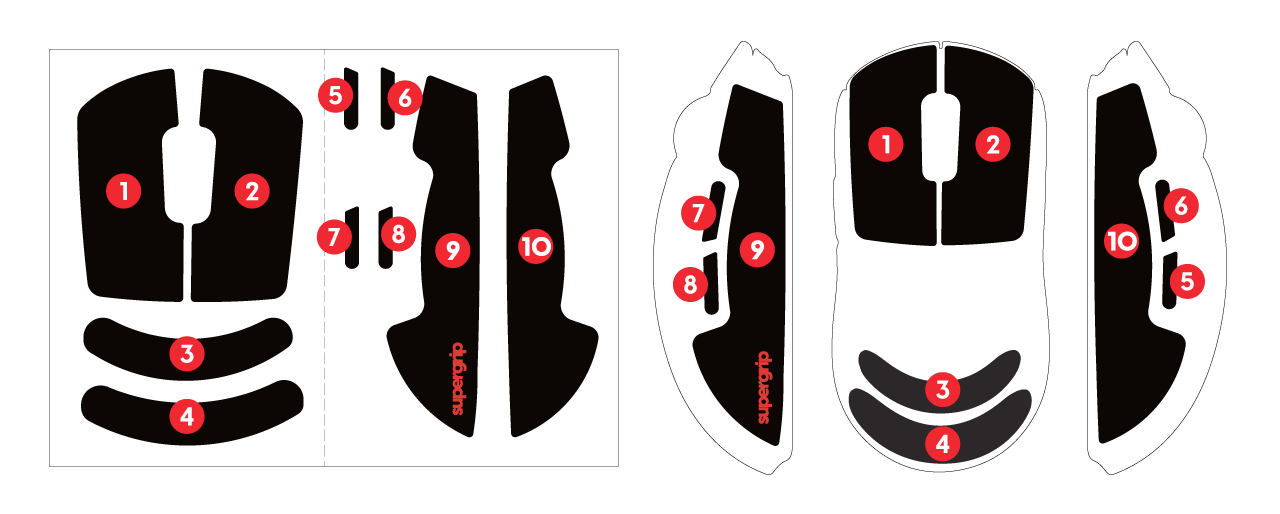 Supergrip Logitech GPRO Wireless