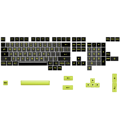 [Acid Rewind Edition] 3D Polycarbonate 124 Keycaps - Pulsar Gaming Gears